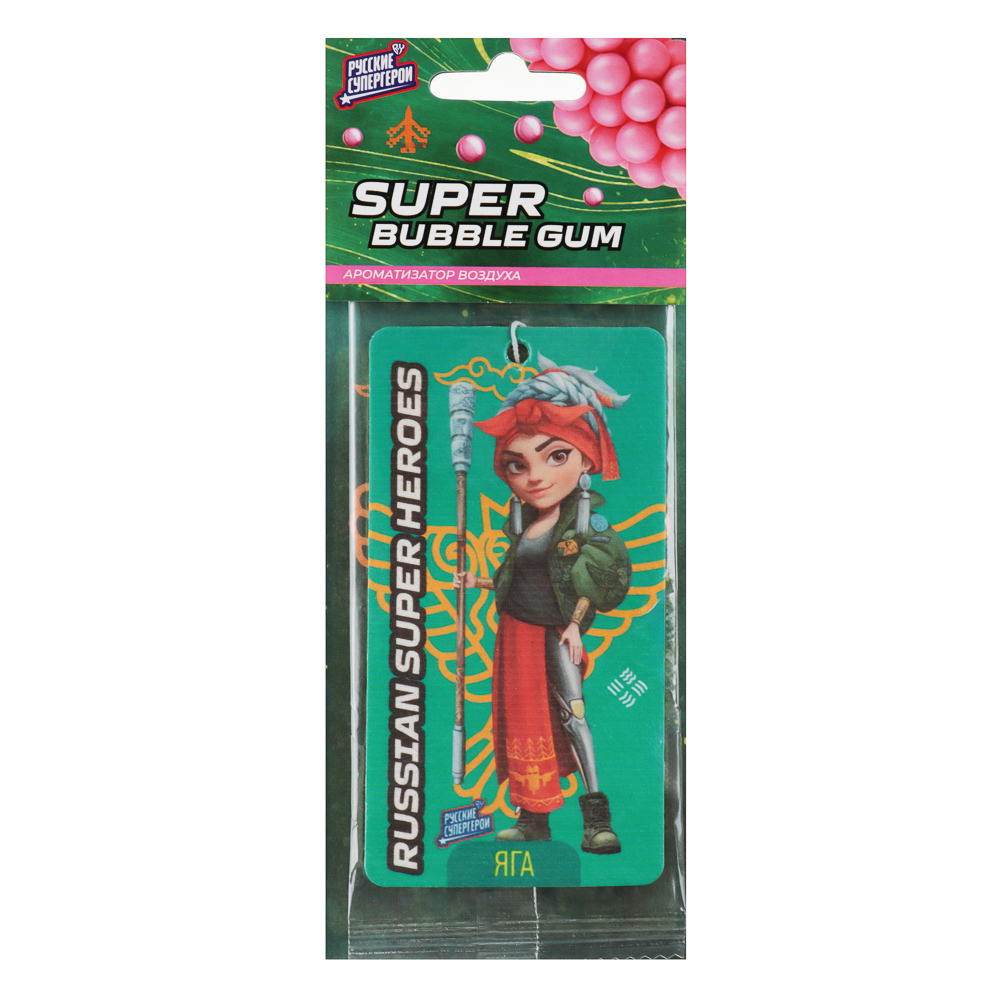 BY Ароматизатор бумажный Герои Вселенной, Young, Бабл Гам, Ваниль, Океанская свежесть, Цитрус, арт.№ 794-640