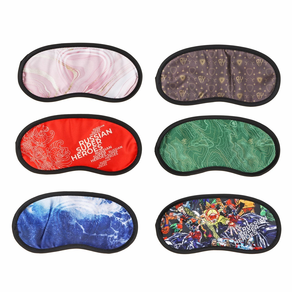 Маска для сна 18,5х9,5см, "Цветные сны", 6 дизайнов, арт.№ 482-570