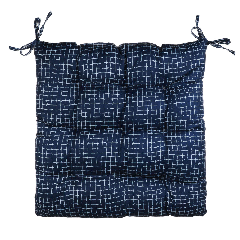 PROVANCE Подушка на стул, "Уют", полиэстер, 40x40см, 4 дизайна, арт.№ 482-590