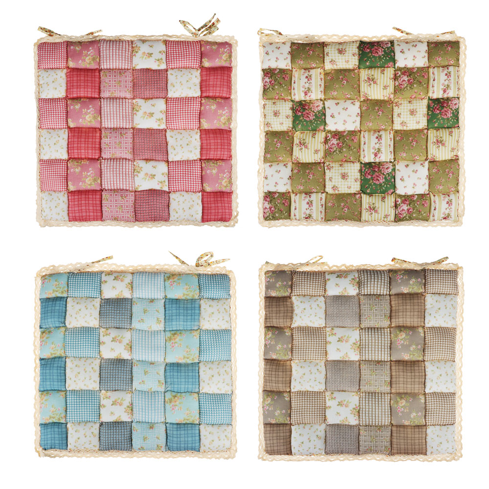 PROVANCE Подушка на стул "Прованс", 40x40см рогожка 65% хлопок, 35% ПЭ, арт.№ 482-576