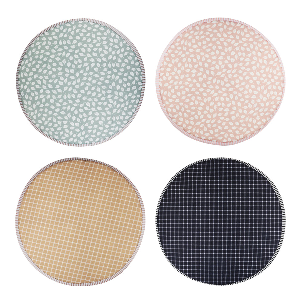 PROVANCE Сидушка на табурет, d33см, с противоскользящим покрытием, 4 дизайна, арт.№ 482-571