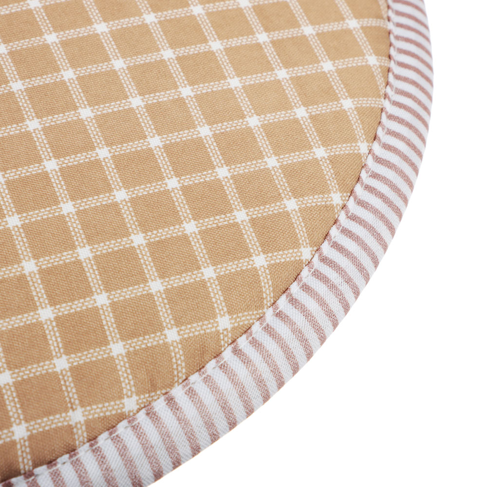 PROVANCE Сидушка на табурет, d33см, с противоскользящим покрытием, 4 дизайна, арт.№ 482-571