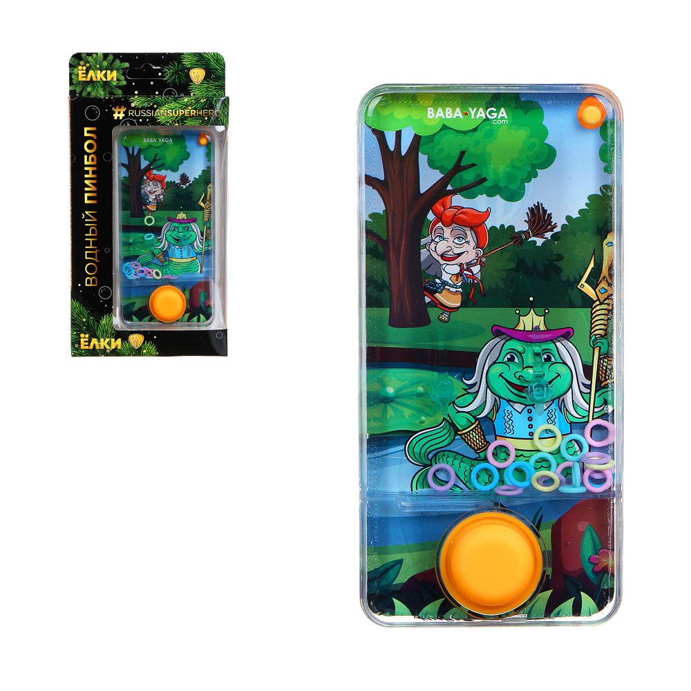 BY Ёлки Пинбол водный в виде смартфона, пластик, 13,5х6,5см, 3 дизайна, арт.№ 295-199