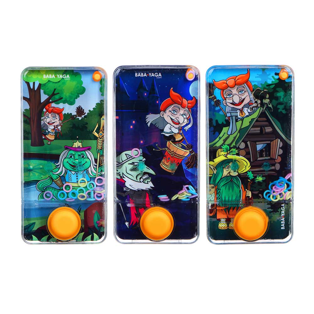 BY Ёлки Пинбол водный в виде смартфона, пластик, 13,5х6,5см, 3 дизайна, арт.№ 295-199