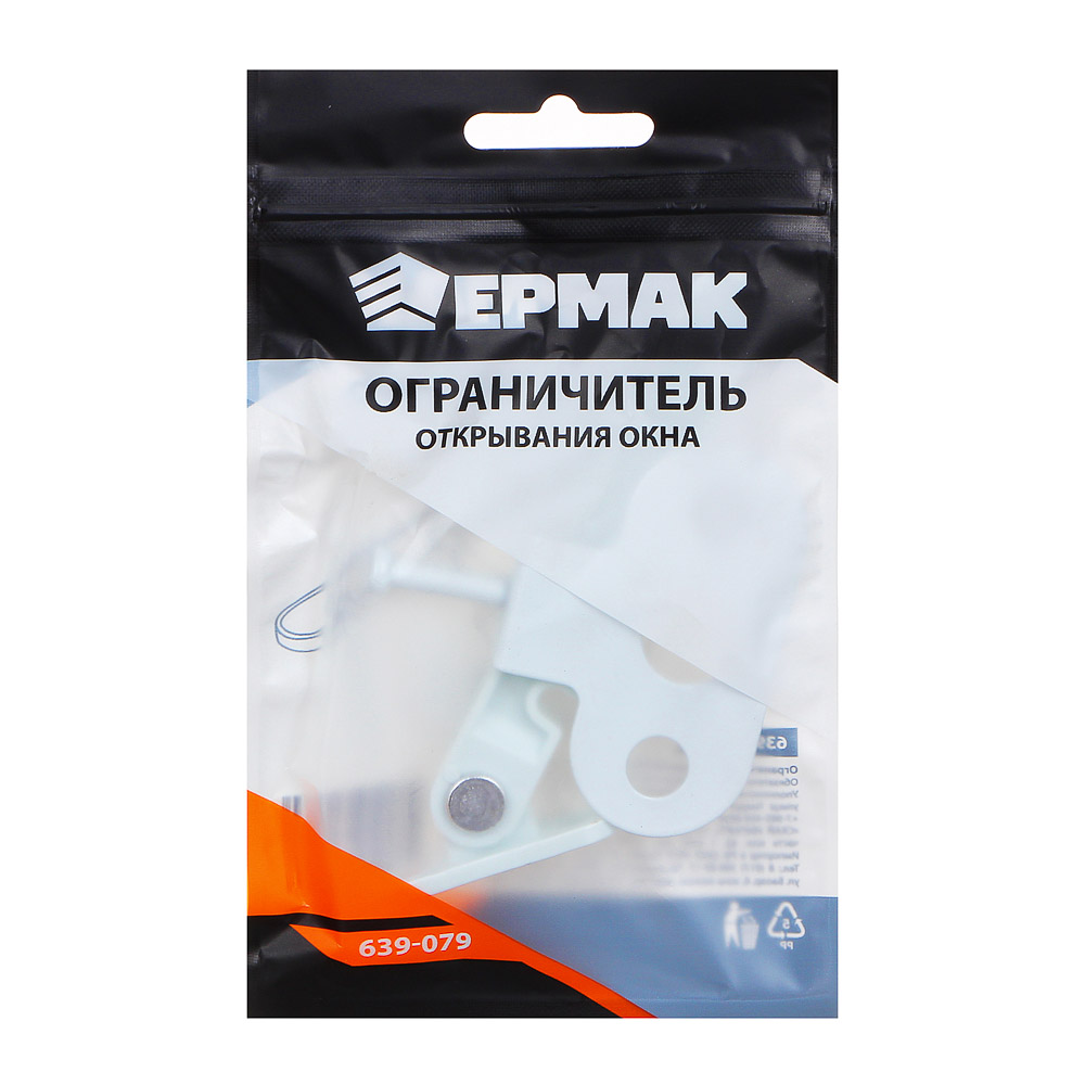 ЕРМАК Ограничитель открывания окна (гребёнка), пластик, арт.№ 639-079