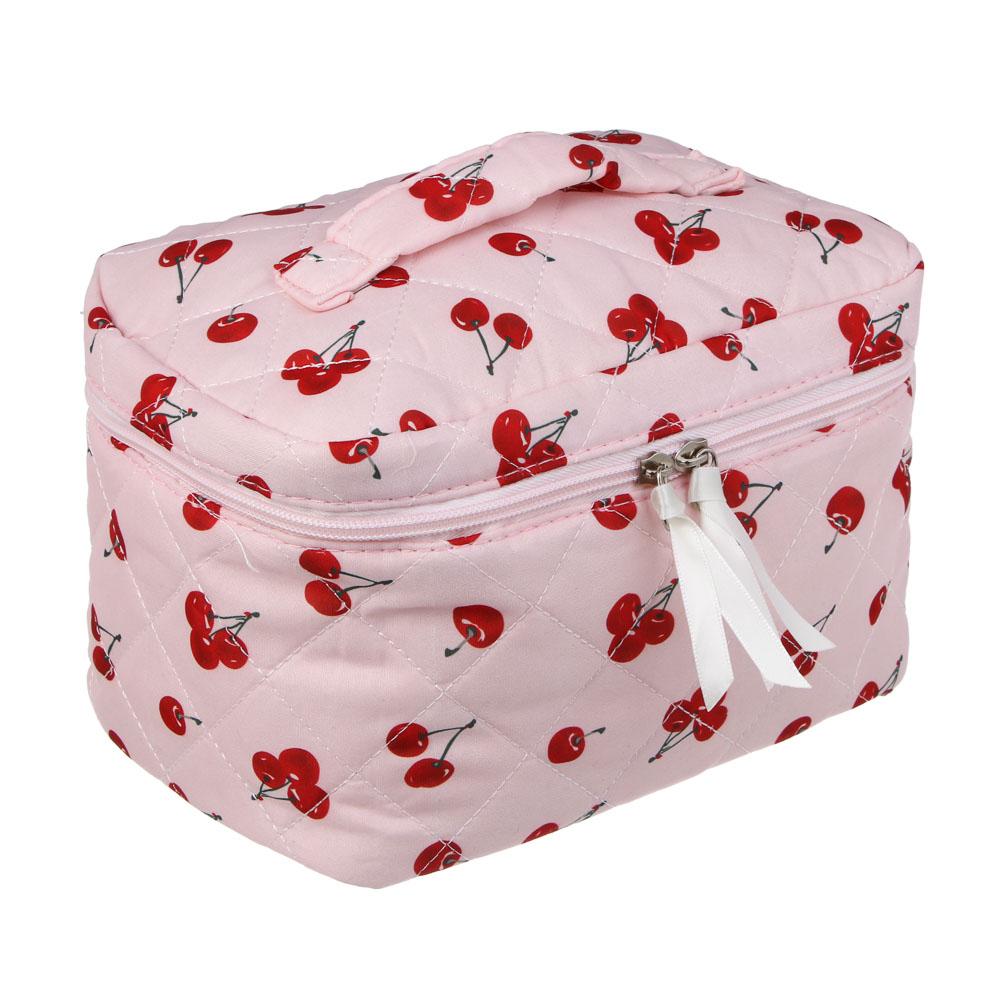 Косметичка - сундучок тм ЮL Cherry Blossom 23х14х14 см, полиэстер, 3 цвета, арт.№ 327-352