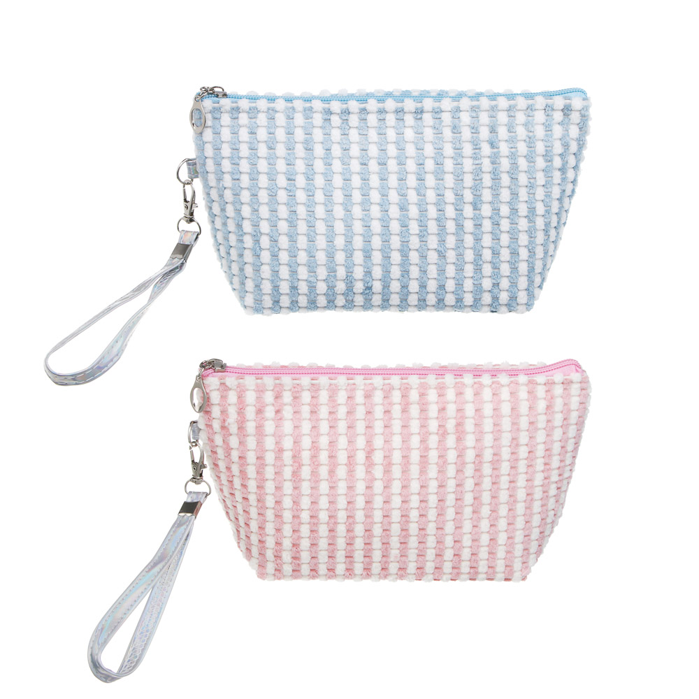 Косметичка трапеция тм ЮL Velveti  полиэстер, 23х14х7см, 2 цвета, арт.№ 327-353