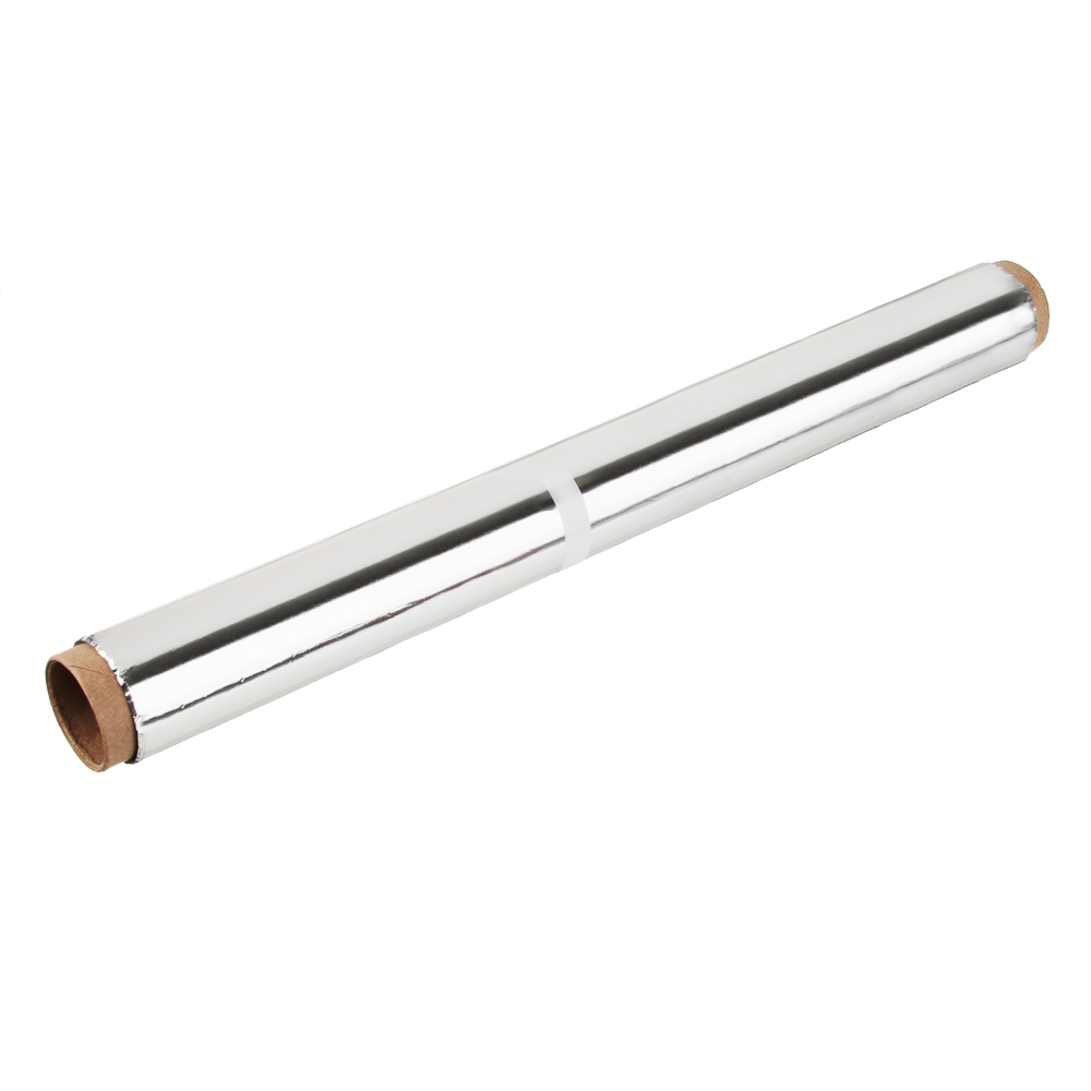 Фольга алюминиевая тм VETTA, 29см х 10м, прочная, 11мкм, арт.№ 438-106