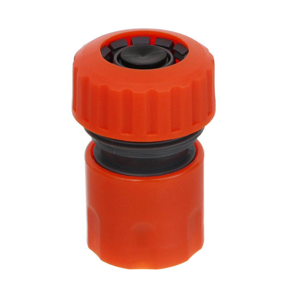 INBLOOM Коннектор быстросъемный для шланга d3/4", аквастоп, пластик, арт.№ 160-031