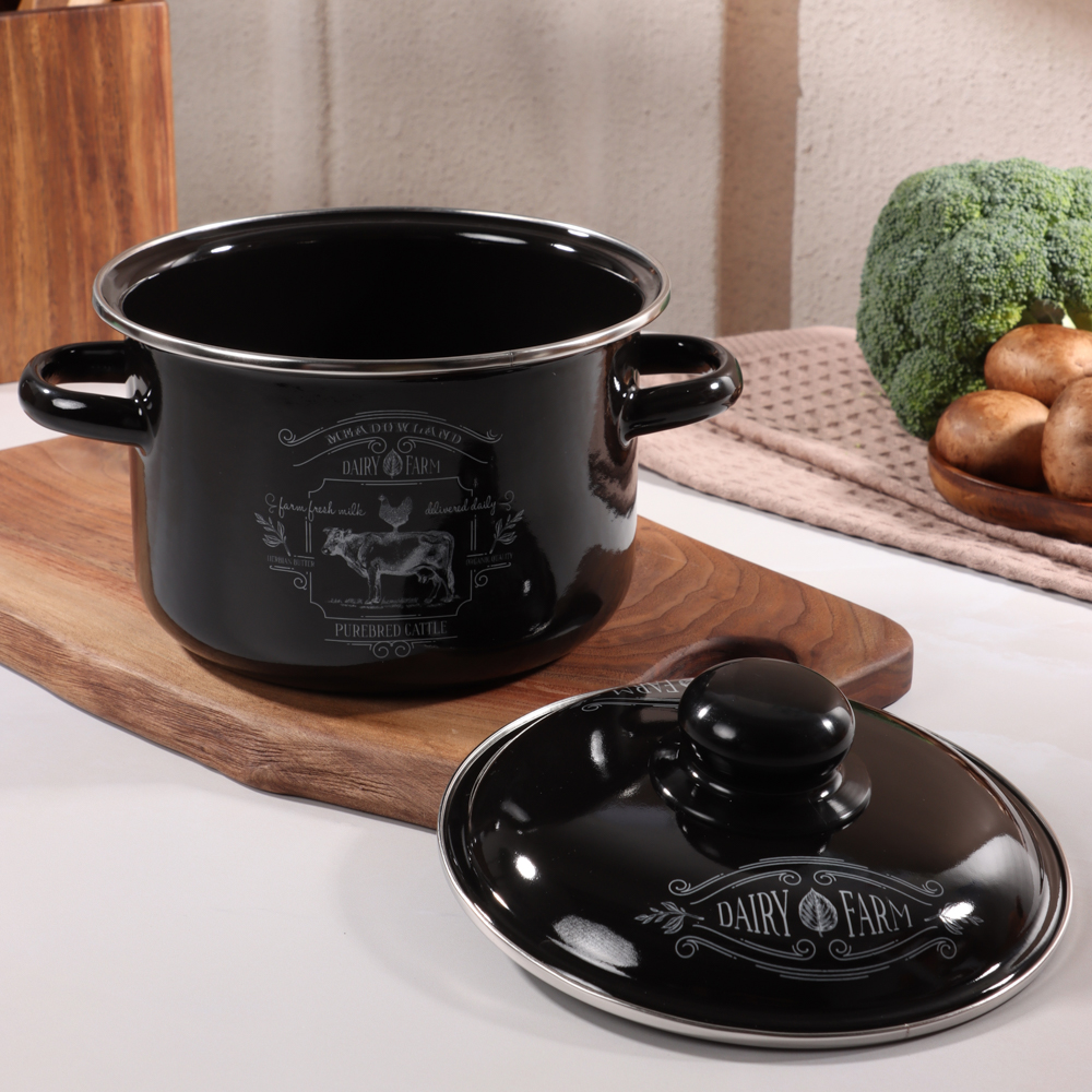 Ранчо Кастрюля эмалированная 2 л, арт.№ 894-500