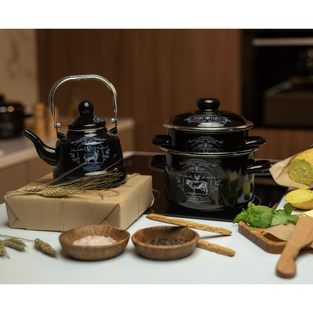 Ранчо Кастрюля эмалированная 2 л, арт.№ 894-500