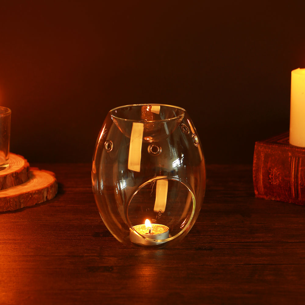 Аромалампа стеклянная, 11x11x13 см, арт.№ 471-027