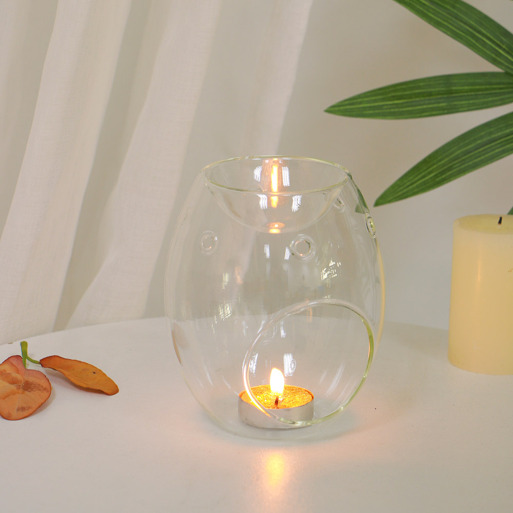 Аромалампа стеклянная, 11x11x13 см, арт.№ 471-027