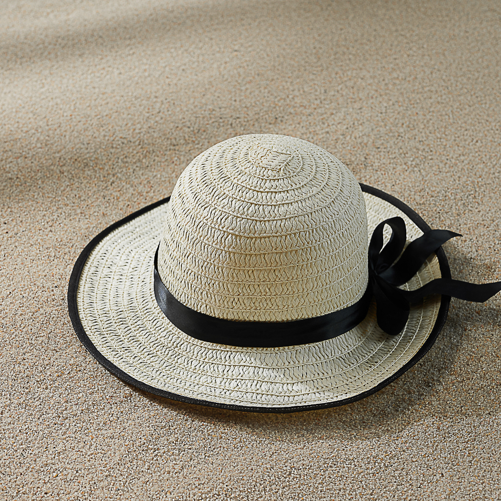 GALANTE Шляпка женская с контрастной окантовкой, р-р 56, 100% целлюлоза, 3 цвета, арт.№ 314-013