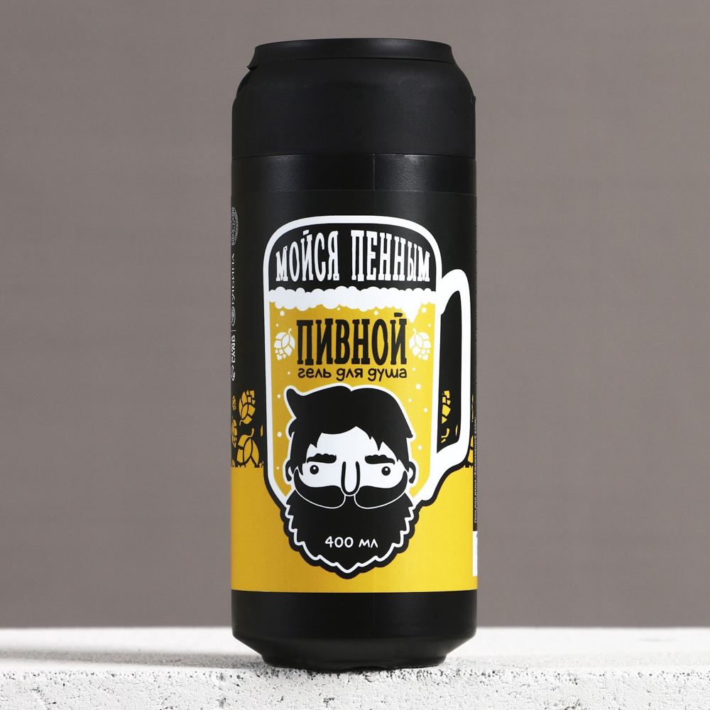 Гель для душа мужской HARD LINE пиво МИКС, 400мл, арт.№ 495-019