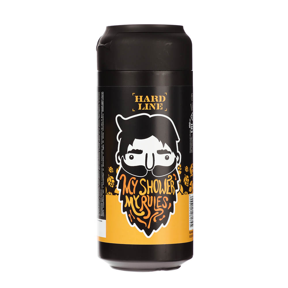 Гель для душа мужской HARD LINE пиво МИКС, 400мл, арт.№ 495-019