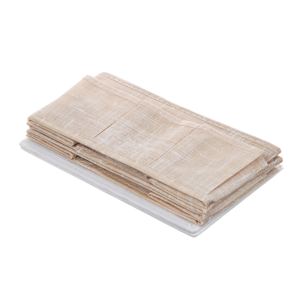 Комплект коробов тм VETTA ЛЁН, текстиль, бежевый, 25х15х12см, 2 шт, арт.№ 457-642