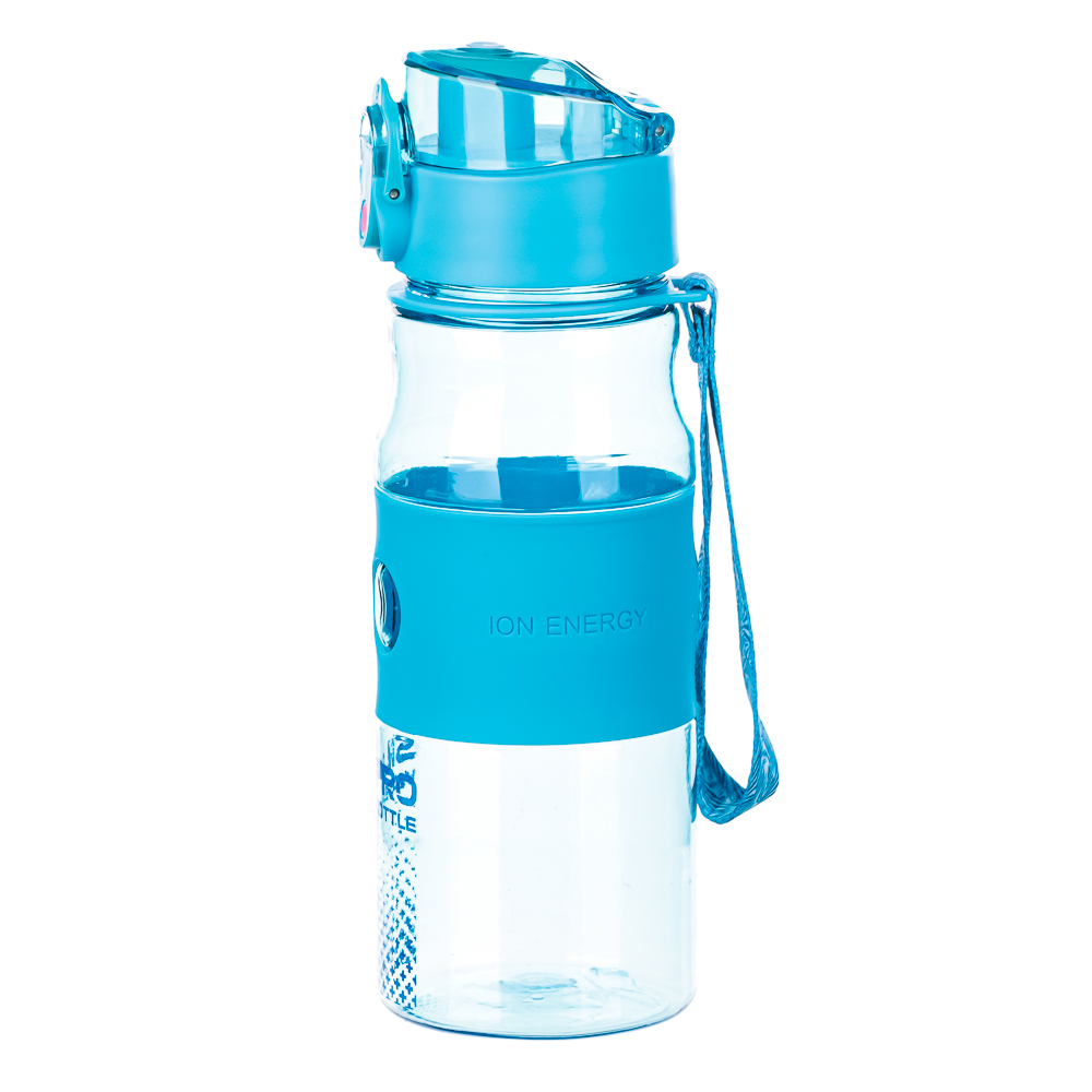 SILAPRO Спортивная бутылка 380мл, 18х6,5см, силикон, PC, 2 цвета, арт.№ 088-007