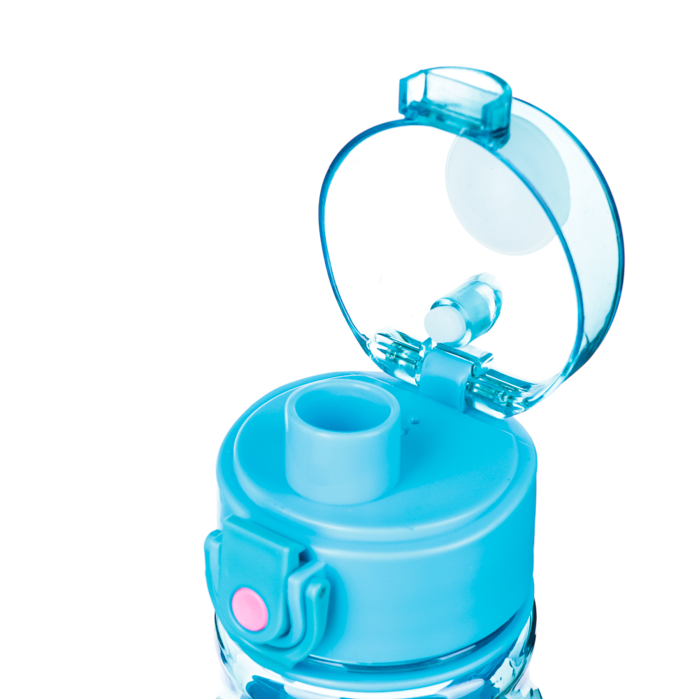 SILAPRO Спортивная бутылка 380мл, 18х6,5см, силикон, PC, 2 цвета, арт.№ 088-007