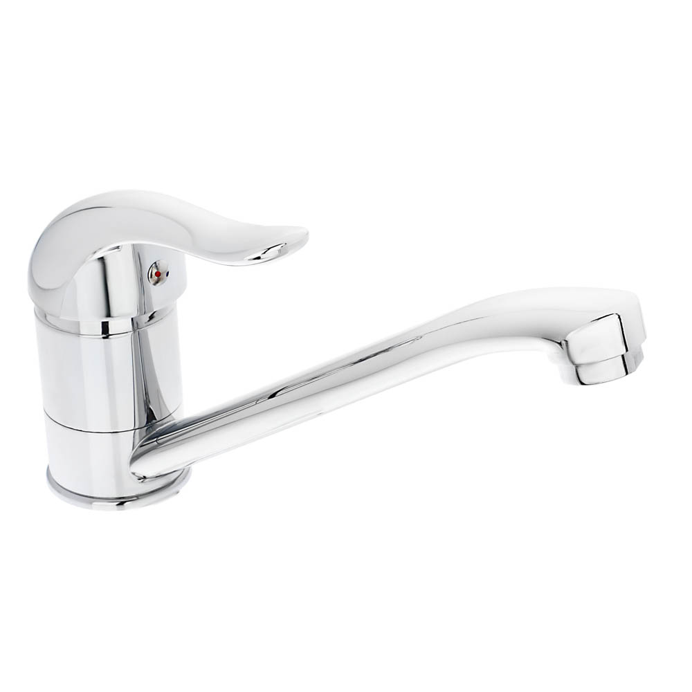 СоюзКран Смеситель для кухни, низкий излив 25см, керам. картридж 40мм, хром, цинк, SK01-I101, арт.№ 566-168