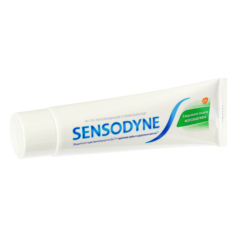 Зубная паста SENSODYNE Ежедневная защита Морозная мята/Мягкая мята, 65 г, арт.№ 981-054