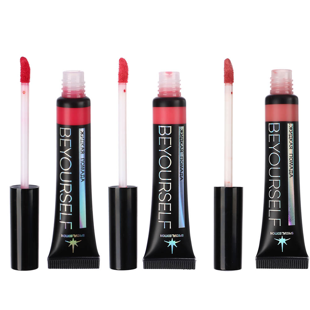 BY ЮНИLOOK Помада жидкая для губ, 12 мл, 3 тона, арт.№ 330-454