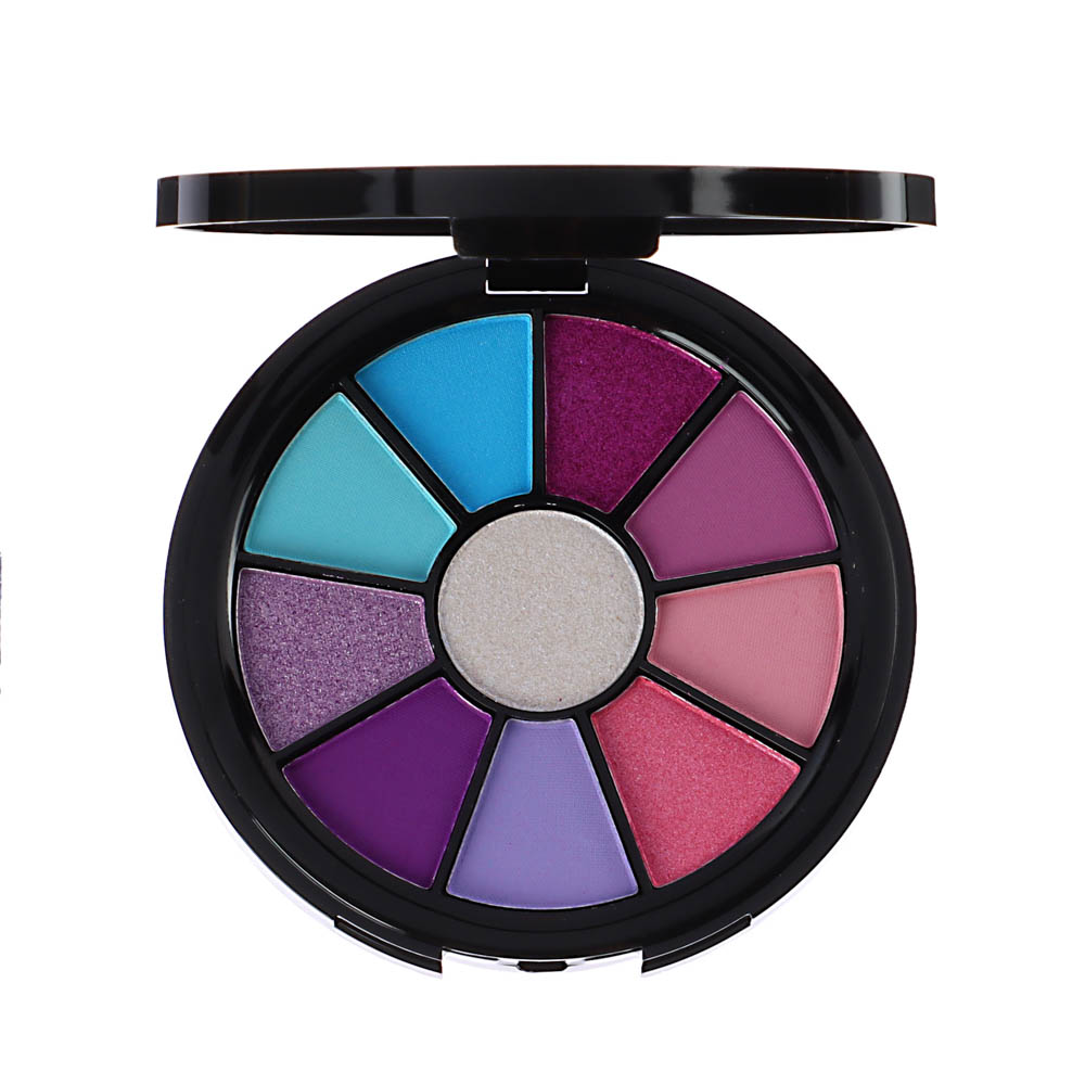 BY ЮНИLOOK Тени для век 10-цветные, 10 гр, 3 тона, арт.№ 330-456