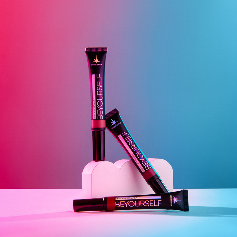 BY ЮНИLOOK Помада жидкая для губ с кушоном, пудровый финиш, 8мл, 3 тона, арт.№ 330-457