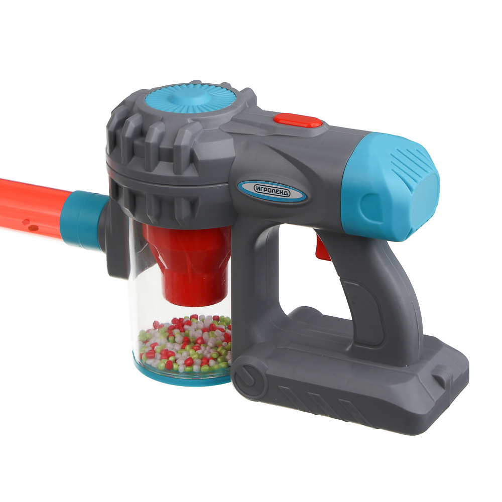 ИГРОЛЕНД Игровой набор бытовой техники "Пылесос", пластик, 3хАА, 19х8,5х32 см, арт.№ 294-232