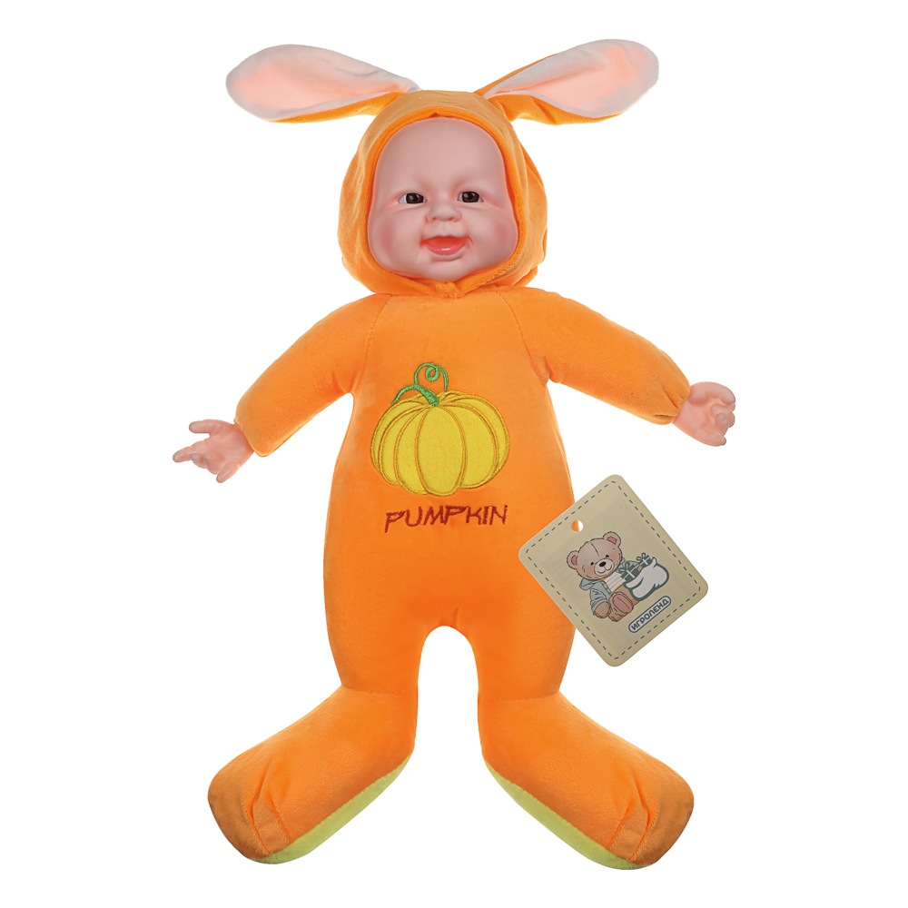 ИГРОЛЕНД Пупс с мягким телом, 50 см, полиэстер, PVC, 6 видов, арт.№ 267-896