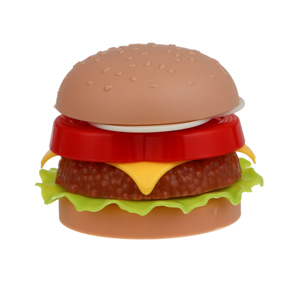 ИГРОЛЕНД Набор продуктов "Гамбургер мини", составной, ABS, 6х6х4,7 см, арт.№ 294-234