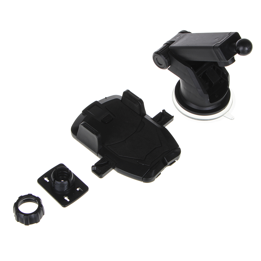 ЕРМАК Держатель телефона на присоске, телескопический, раздвижной, 55-85мм, пластик, арт.№ 733-030