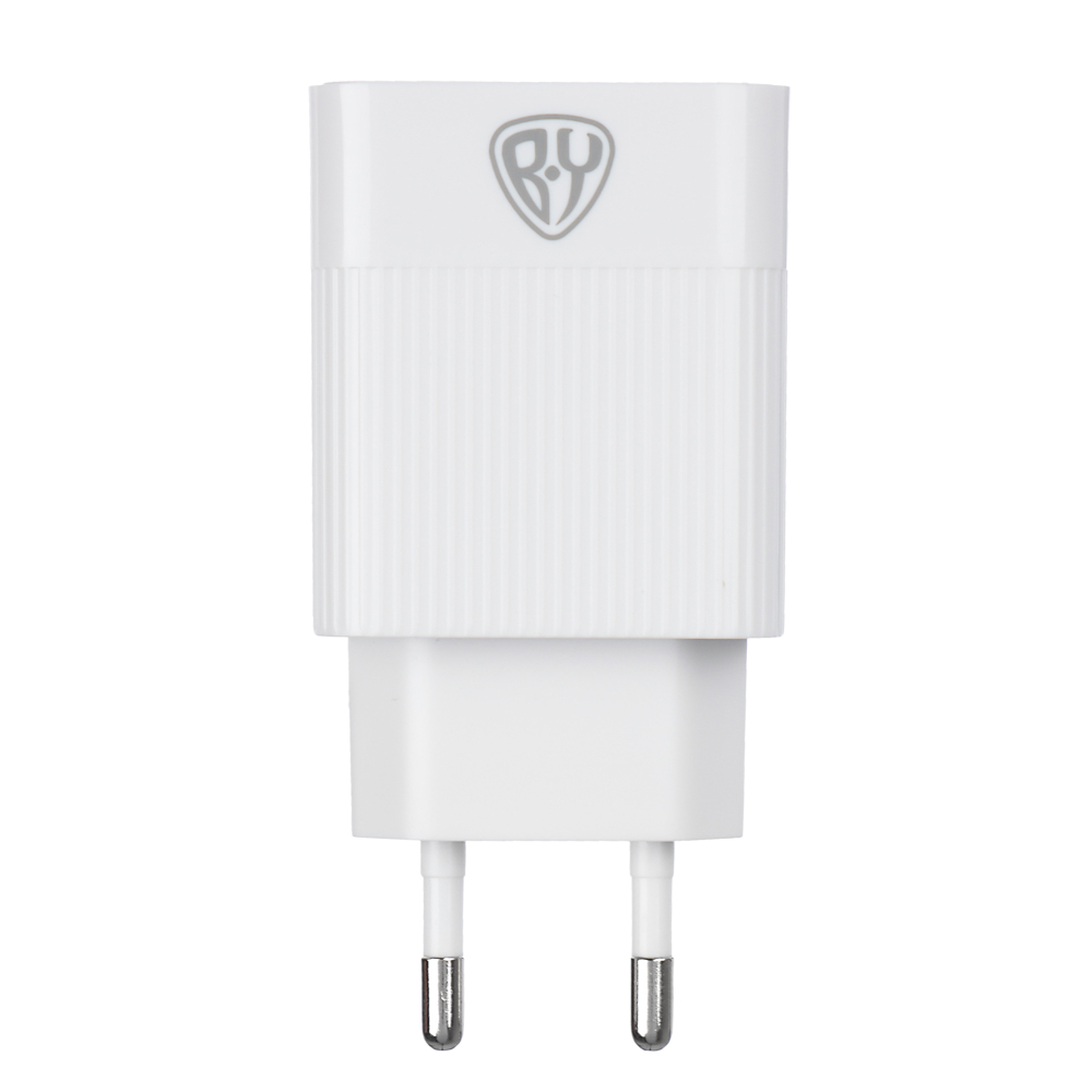 Сетевое зарядное устройство BY Максимум, Быстрая зарядка QC3.0, 3xUSB, 3.4А, белый, арт.№ 916-219