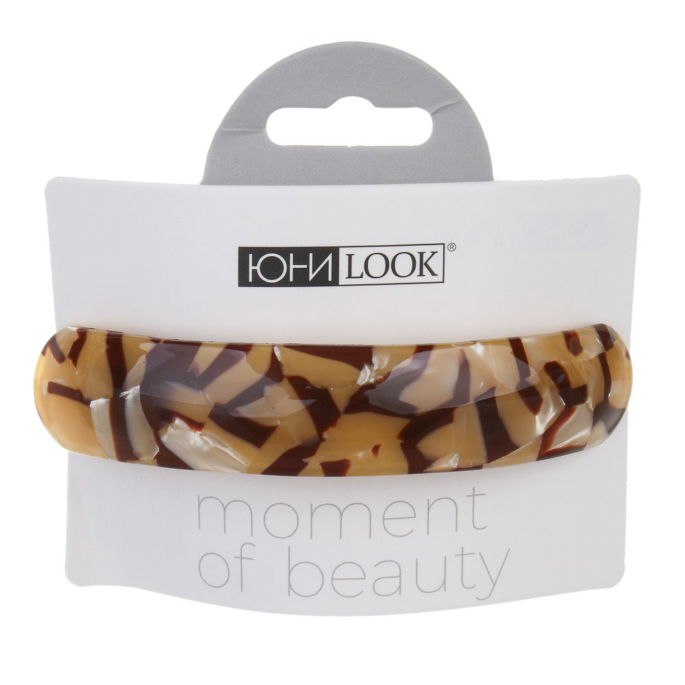 ЮНИLOOK Заколка для волос, 9,3 см, акрил, металл, 3 цвета, арт.3, арт.№ 321-374
