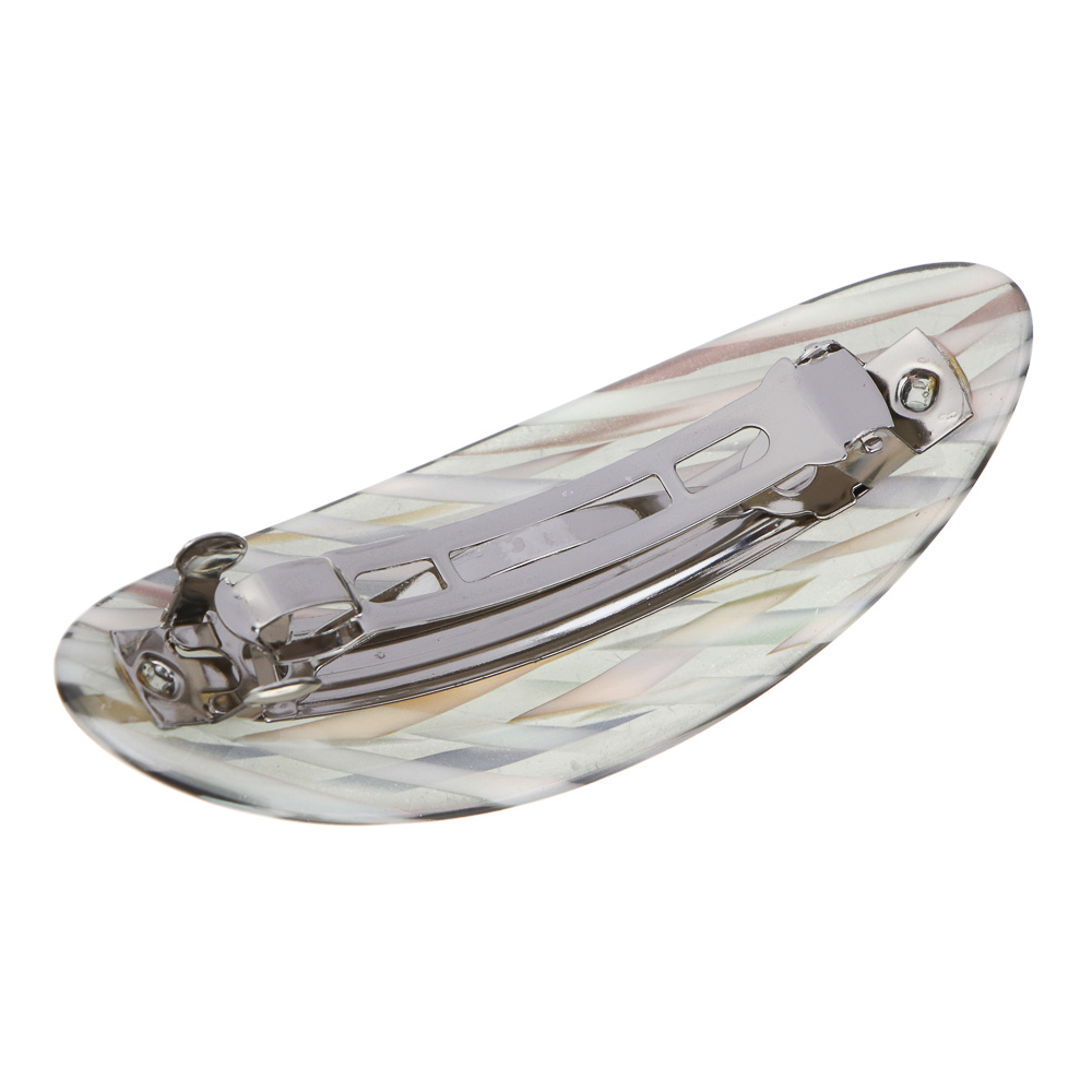 ЮНИLOOK Заколка для волос, 8,7 см, акрил, металл, 3 вида, арт.4, арт.№ 321-375