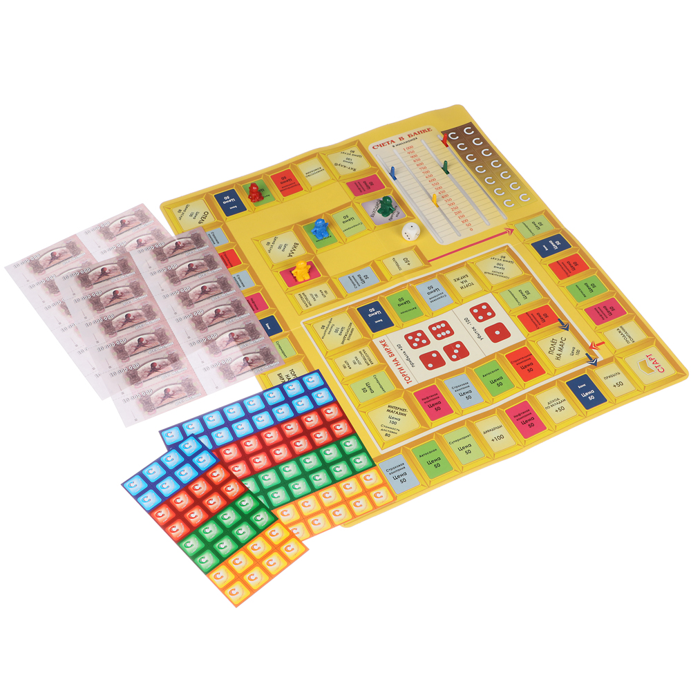 Настольная экономическая игра "Олигарх" 24х19,5х4 см, арт. 0300104RU, арт.№ 538-149