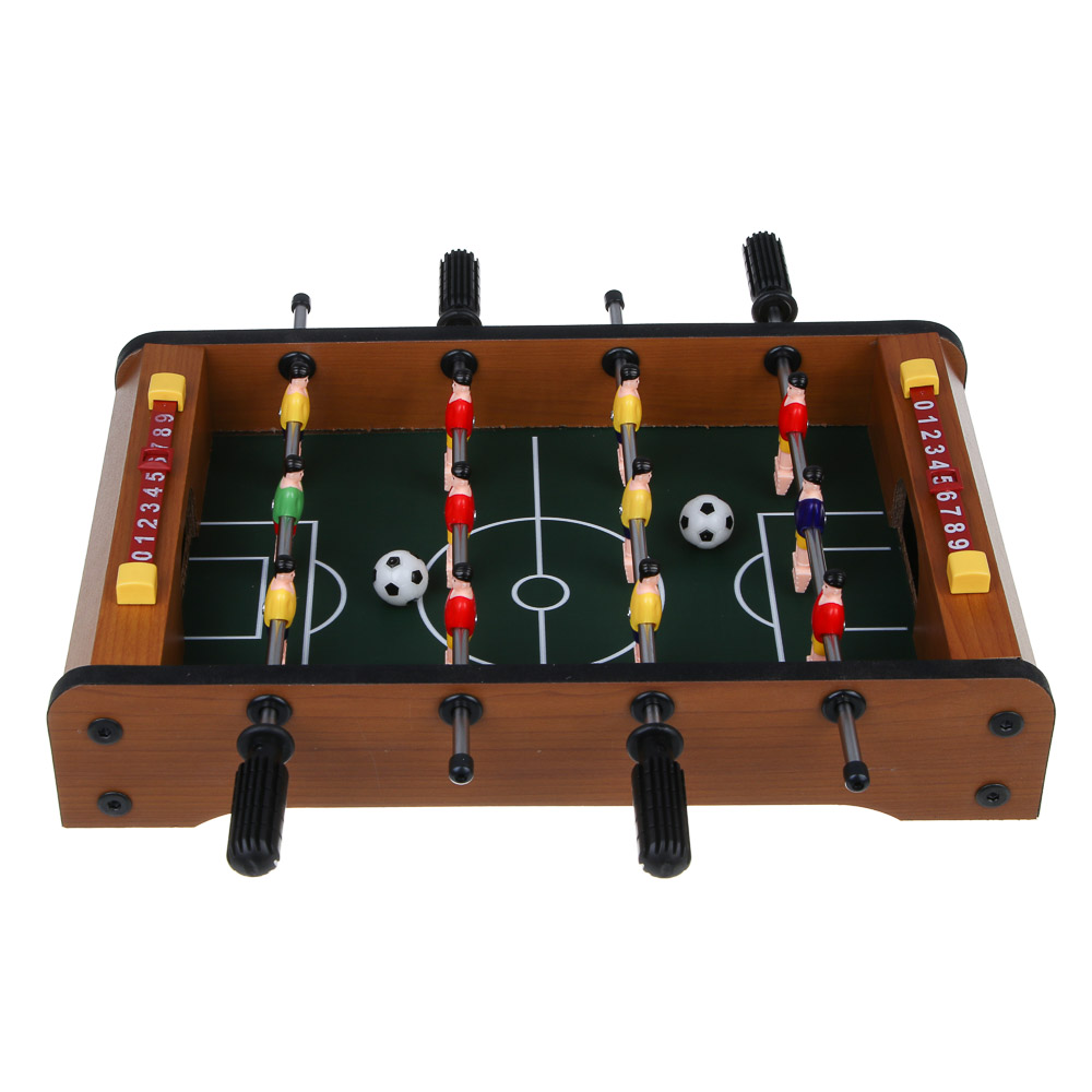 ИГРОЛЕНД Настольная игра "Футбол", металл, дерево, РР, ABS, 35,5х22х5,5см, арт.№ 897-113
