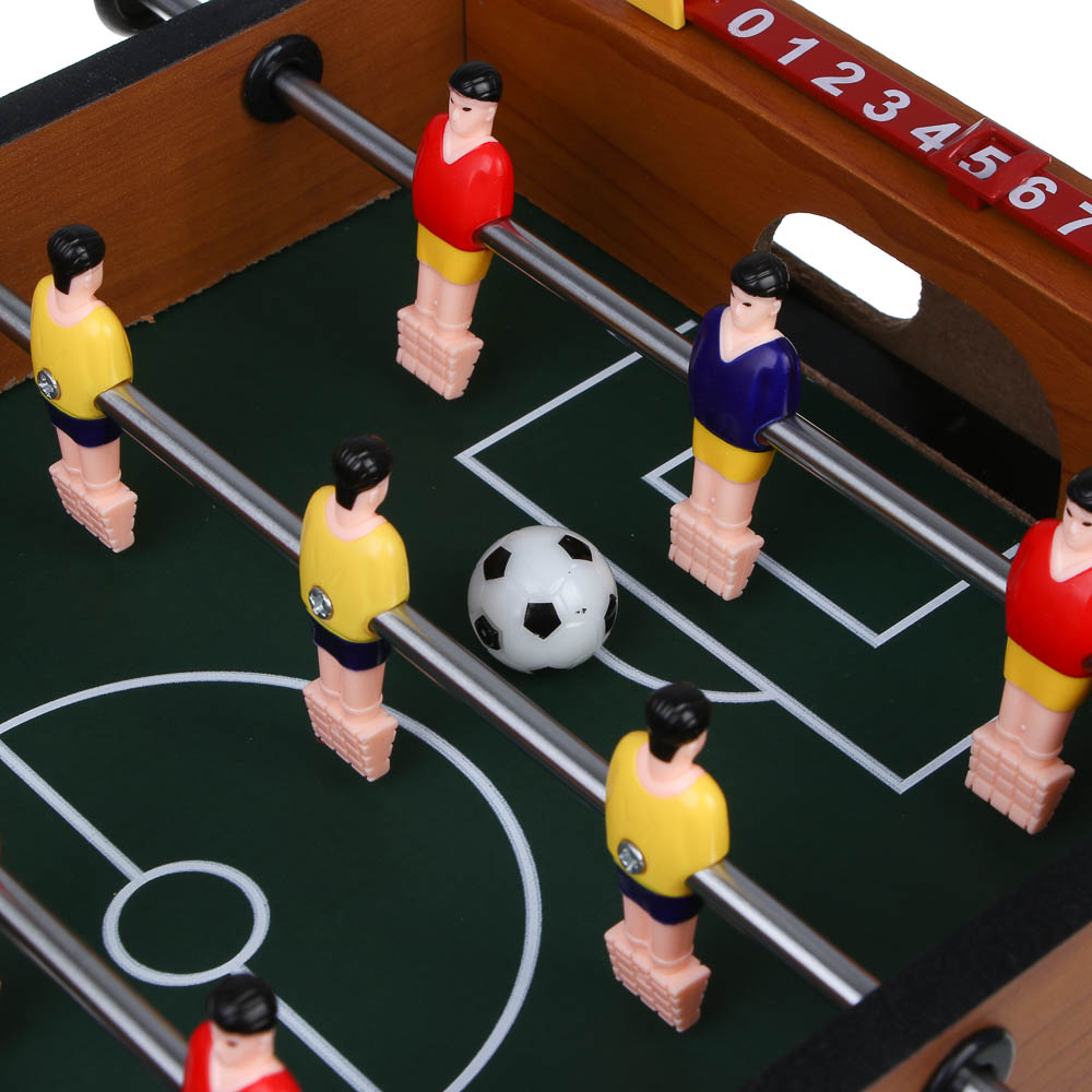 ИГРОЛЕНД Настольная игра "Футбол", металл, дерево, РР, ABS, 35,5х22х5,5см, арт.№ 897-113