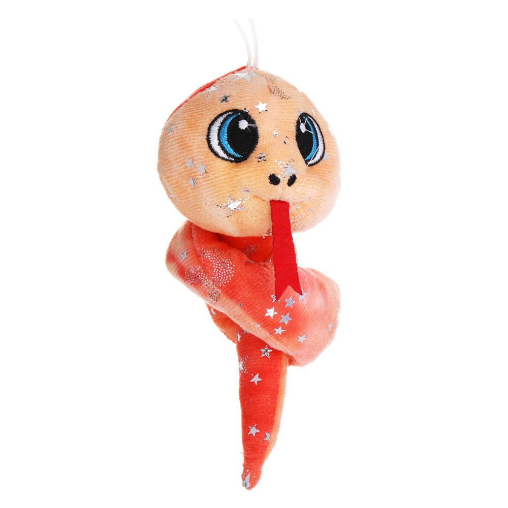 СНОУ БУМ Сувенир мягкий змейка, полиэстер, 38см, 4 цвета, арт.№ 394-528