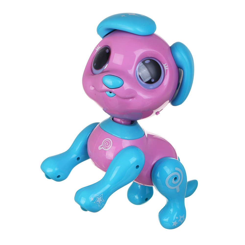 ИГРОЛЕНД Игрушка интерактивная робот-питомец, движ., звук,свет, 3ААА, ABS, 20х20х12см, 3 дизайна, арт.№ 272-651