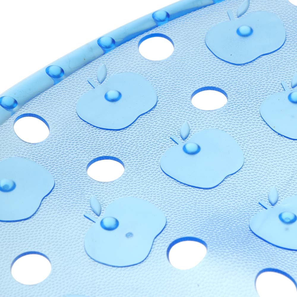 VETTA Коврик в раковину противоскользящий, ПВХ, d32см "Яблоки", 4 цвета, арт.№ 462-090