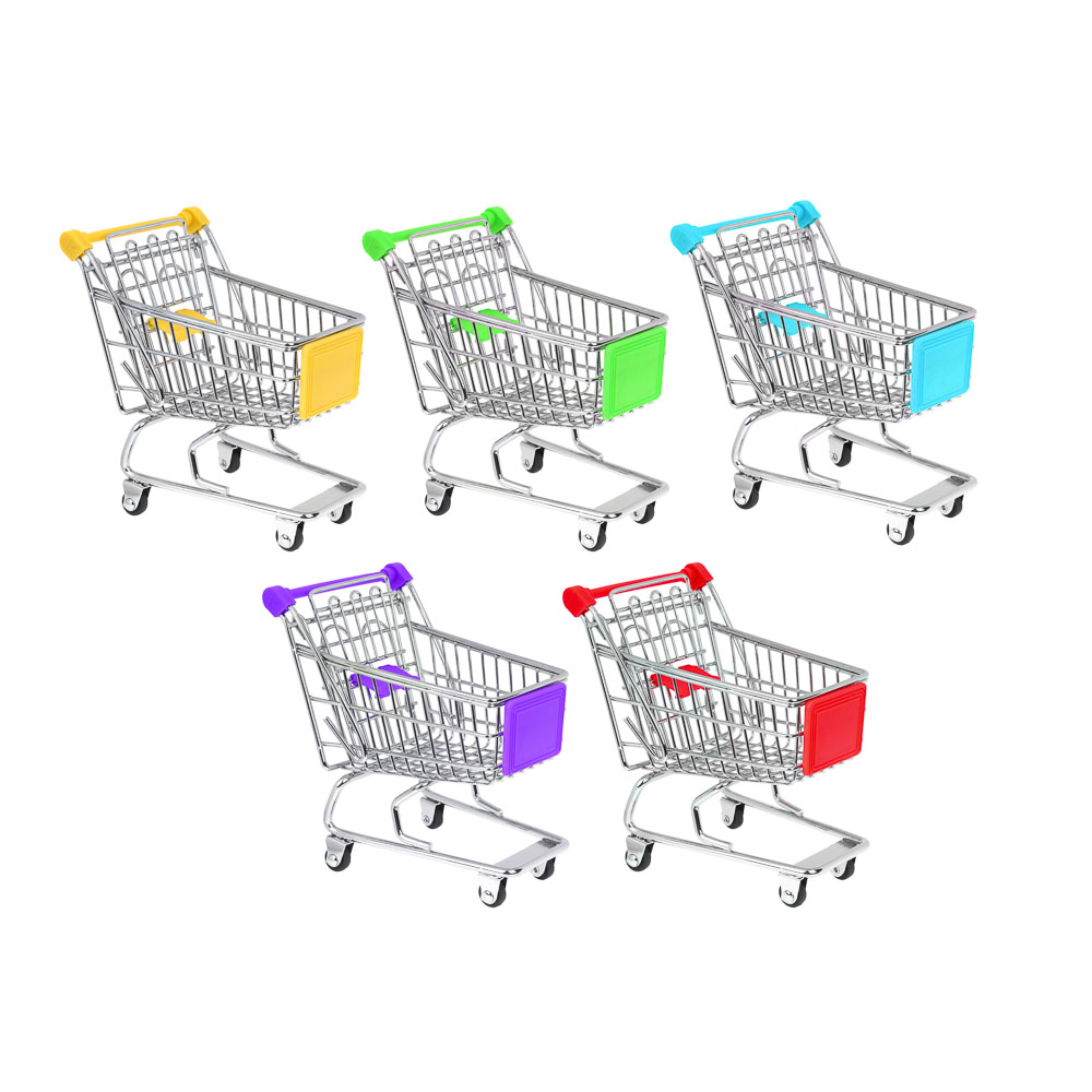 Тележка для мелочей тм VETTA Супермаркет мини, металл, 12х11х8см, арт.№ 416-094