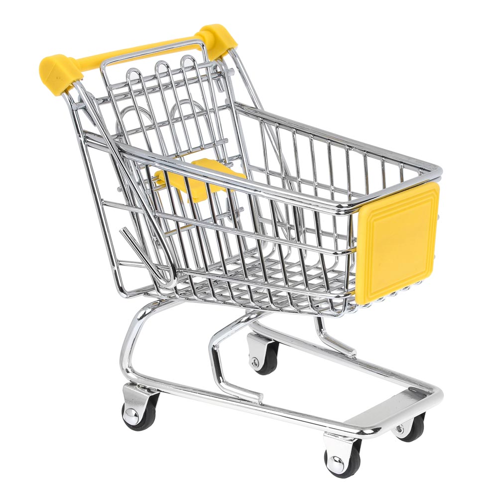 Тележка для мелочей тм VETTA Супермаркет мини, металл, 12х11х8см, арт.№ 416-094
