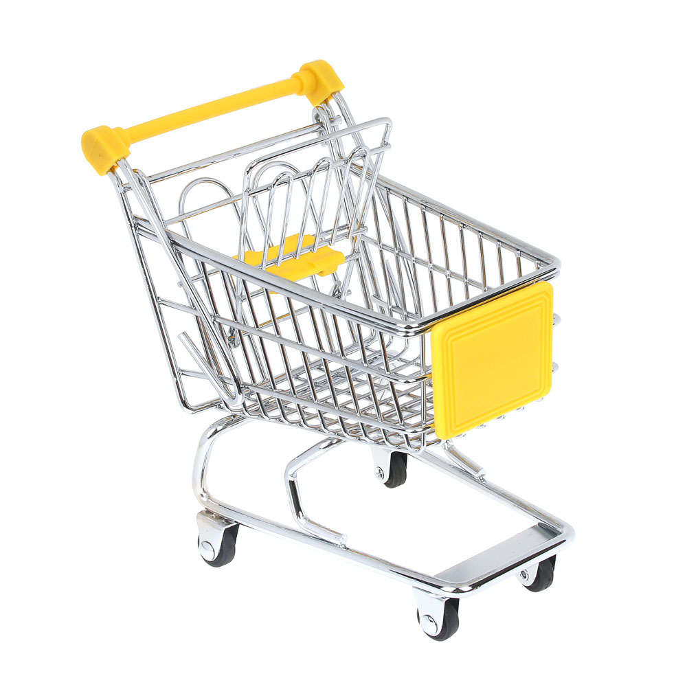 Тележка для мелочей тм VETTA Супермаркет мини, металл, 12х11х8см, арт.№ 416-094