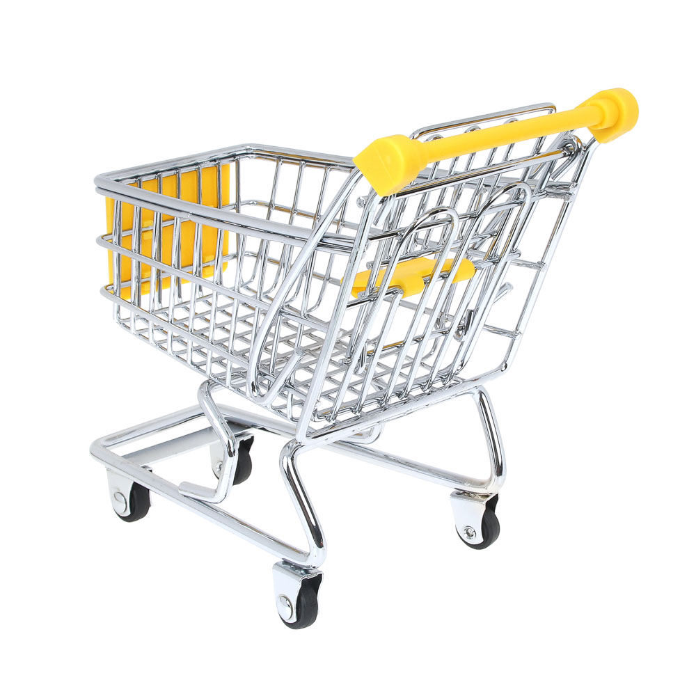 Тележка для мелочей тм VETTA Супермаркет мини, металл, 12х11х8см, арт.№ 416-094