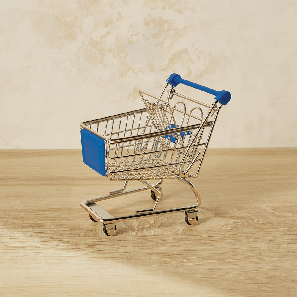 VETTA Тележка для мелочей, "Супермаркет", металл, 14х13,5х9см, арт.№ 416-095