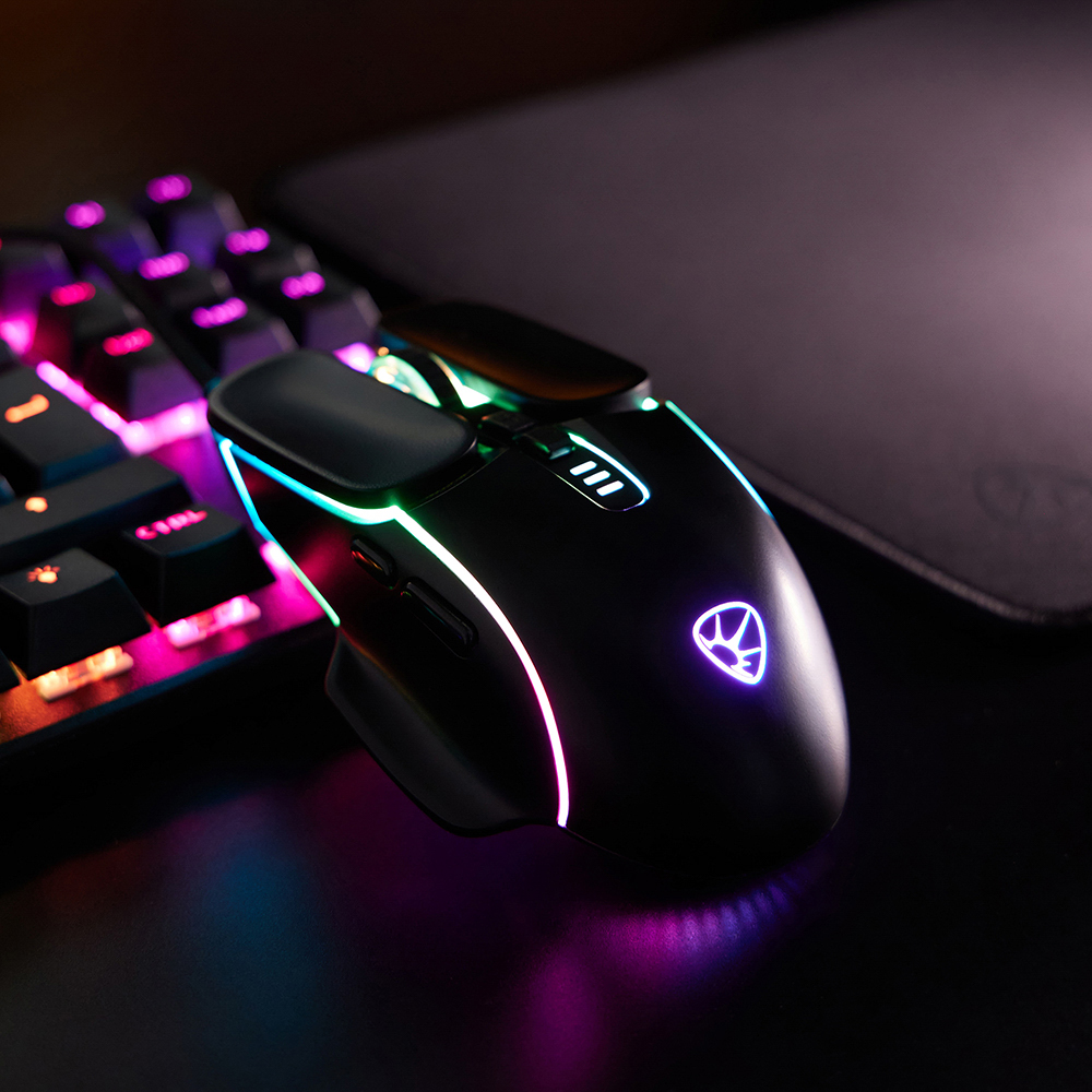 BY Игровая мышь проводная Mortar 7000dpi,7D,A725F,RGB,220см, арт.№ 405-053