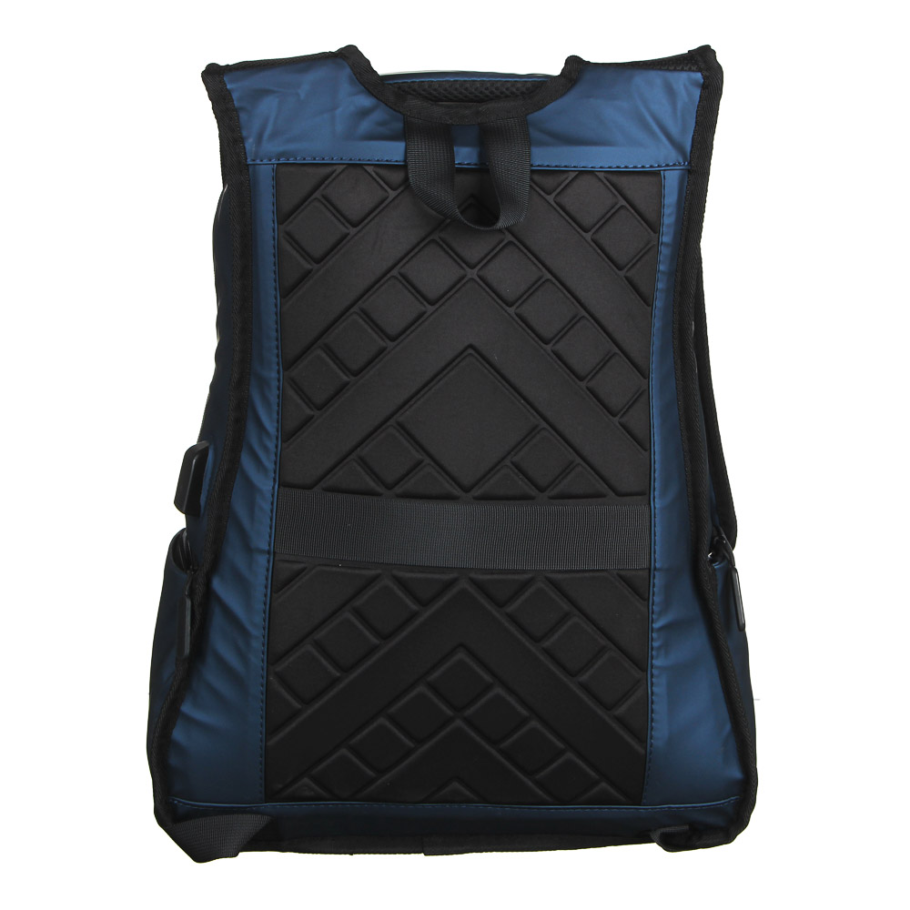 Рюкзак подростковый, 47x37x15см, 2 отд, 3 карм, многослойный водоотталк.нейлон, USB, 3 цвета, арт.№ 254-388