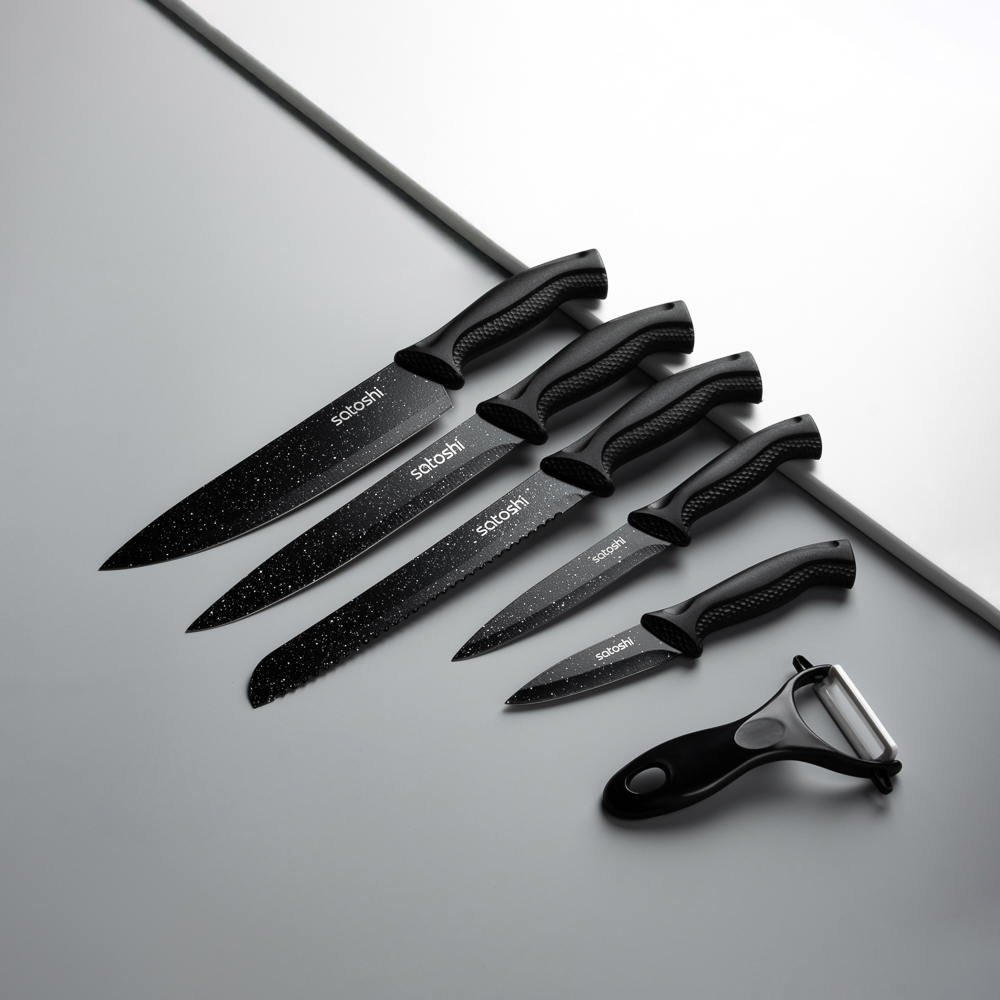 SATOSHI Рито Набор ножей кухонных 6пр, в магнитной коробке, арт.№ 803-403