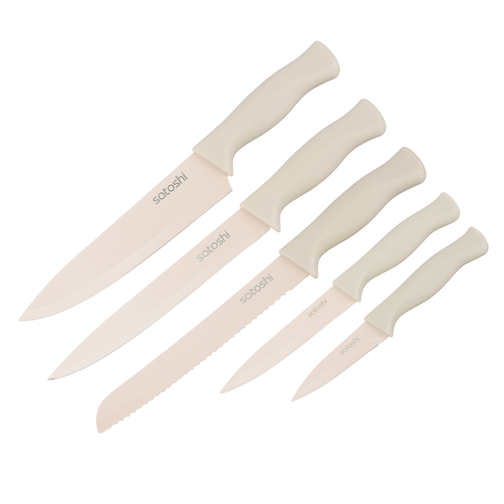 SATOSHI Тулуза Набор ножей кухонных 6пр, на подставке, арт.№ 803-405